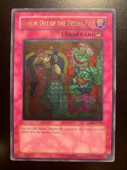 Shadow of Infinity Yu-Gi-Oh Goblin Out of the Frying Pan Ultimate Rare SOI-EN059 - Image 1