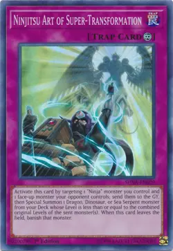 Ninjitsu Art of Super-Transformation - SHVA-EN029 - Super Rare - 1st Edition - L - Image 1