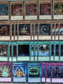 YuGiOh Sacred Beast Deck & Secret Rare Collection + Game Mat Raviel Uria Hamon - Image 3