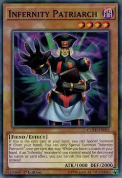 Infernity Patriarch - COTD-EN091 - Common - 1st Edition - Lightly Played - Code - Image 1