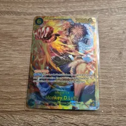 Namco Monkey.D.Luffy OP13-118 Secret Rare Foil 7000 Carrying On His Will Double… - Image 1