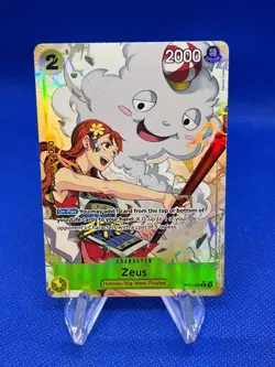 One Piece A Fist of Divine Speed Zeus OP11-106 Alternate Alt Art Rare NM - Image 1