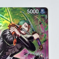 One Piece TCG OP-15/EB04 Roronoa Zoro OP13–037 Treasure Rare - Image 4