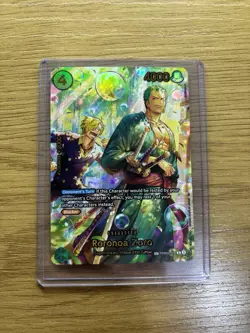 One Piece TCG Roronoa Zoro PRB02-006 Rare SP English - Image 1