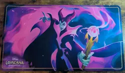 Maleficent Bidding Her Time Disney Lorcana Official TCG Playmat Accessory - Image 2