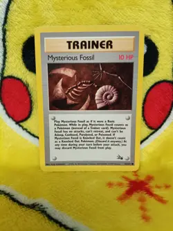 Vintage Pokemon Card Base Set Fossil Mysterious - Image 1