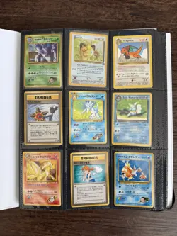VINTAGE Pokemon Binder Collection - 50 Card lot! - WOTC Wizards Of The Coast Era - Image 1