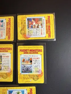 x 5 Pokemon Bandai Carddass Vending Series Cards Anime Pocket Monsters Bundle - Image 3