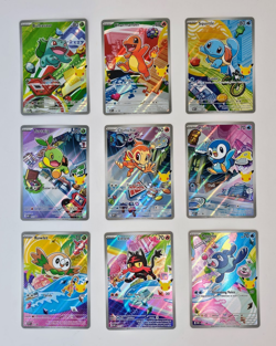 Pokemon First Partner Illustration Collection Series 1 Promo Set - 9 Cards - NM - Image 1