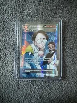 Pokemon Card XY Furious Fists Trainer Fossil Researcher (Full Art) Rare Holo - Image 1