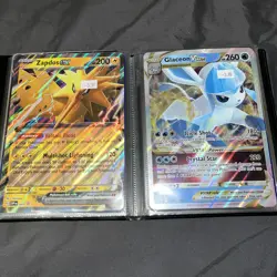 Pokemon Sword Shield Oversized Jumbo Card Binder 12 DAMAGED jumbo card included - Image 5