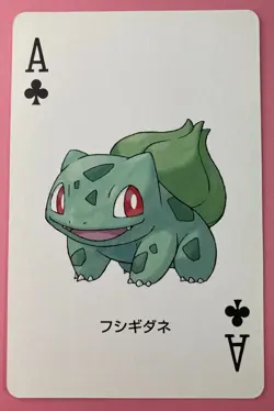 Bulbasaur pokemon Playing Poker Card Fire Red Charizard Nintendo Japanese - Image 1