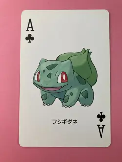 Bulbasaur pokemon Playing Poker Card Fire Red Charizard Nintendo Japanese - Image 2