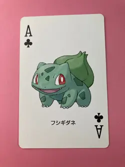 Bulbasaur pokemon Playing Poker Card Fire Red Charizard Nintendo Japanese - Image 3