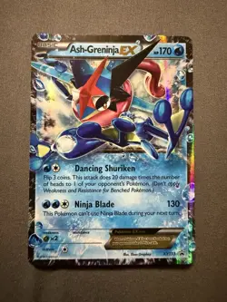 Pokemon - Ash-Greninja EX Blackstar Promos Holo Card XY133 2016 - Image 3