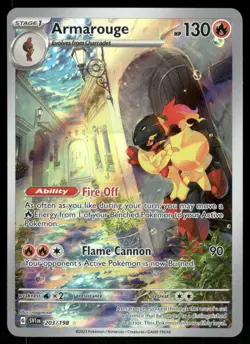 Pokemon Cards Armarouge 203/198 Scarlet & Violet Illustration Rare NM *2 - Image 1