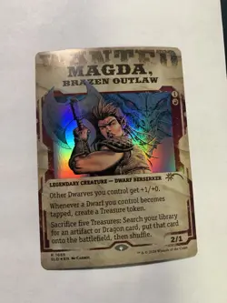 MTG English Magda, Brazen Outlaw NM Foil Secret Lair - Image 1