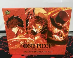 One Piece Card Game: Japanese 3rd Anniversary Box Supplies Set - NO PROMO CARDS - Image 2