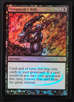Yawgmoth's Will Foil Magic Card Judge Reward Promo MTG Reserved List - Image 1