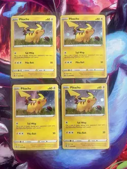 Pikachu SWSH039 SWSH: Sword & Shield Promo Cards Holo QTY-4 - Image 1