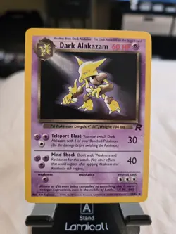 Dark Alakazam 18/82 Team Rocket Regular Rare 1999-2000 LP Classic Trading Cards! - Image 1