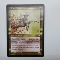 Acidic Sliver x1 - Stronghold - MTG - Near Mint - Image 2
