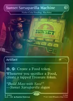Sunset Sarsaparilla Machine Secret Lair x Fallout New Vegas Foil MTG NM - Image 1