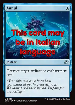 MTG ANNUL FOIL EXC - NULLIFICARE 46 - EOE - MAGIC - Image 1