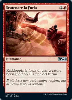 MTG 4x UNLEASH FURY EXC - SCATENARE LA FURIA - M21 - MAGIC - Image 1