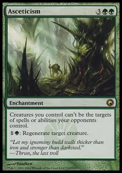 MTG ASCETICISM PLAYED ITALIAN - ASCETISMO - SOM - MAGIC - Image 1