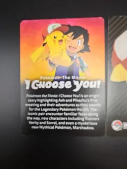 LOT 2 Pokemon Center & I Choose You Cards From Ash's Pikachu I Choose You Promo - Image 2