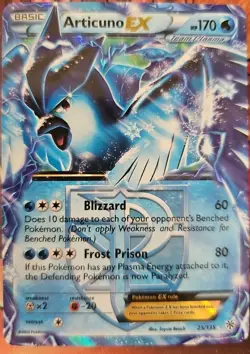 Articuno EX 25/135 Ultra Rare Plasma Storm Pokemon TCG LP - Image 1