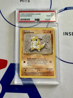 1999 Pokemon Game Sandshrew PSA 10! - Image 1