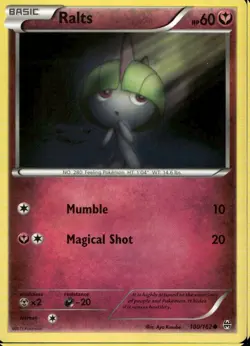 Ralts 100/162 Common XY Breakthrough Pokemon - Image 1