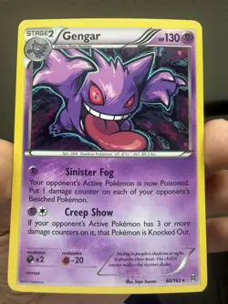 Pokemon Gengar Holo Rare TCG Card XY Breakthrough 60/162 - Image 1
