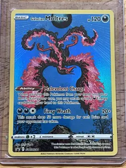 2023 Pokemon TCG Crown Zenith Galarian Moltres SWSH284 Black Star Promo - Image 1
