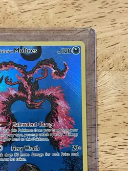 2023 Pokemon TCG Crown Zenith Galarian Moltres SWSH284 Black Star Promo - Image 3
