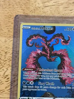 2023 Pokemon TCG Crown Zenith Galarian Moltres SWSH284 Black Star Promo - Image 4
