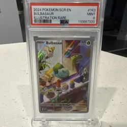 Pokemon Bulbasaur Illustration Rare Holo Sv07 PSA 9 143/142 Stellar Crown - Image 1