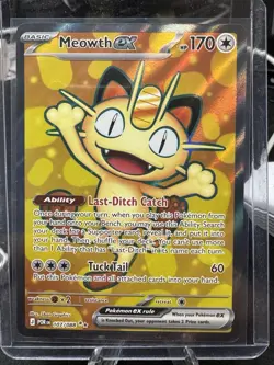 Pokemon TCG Perfect Order Meowth ex 107/088 Ultra Rare Full Art - Image 1