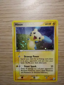 Pokemon MINUN 6/12 Promo Card Trainer Kit PROMO - HOLO - NEAR MINT/ LP - Image 1