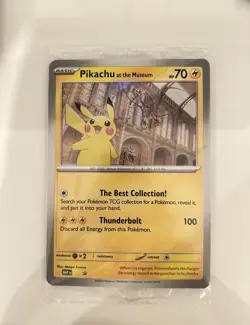 10x Pikachu At The Museum, Pokemon X Natural History Museum Jumbo Promo Card NEW - Image 4