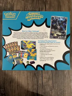 Pokemon Mega Evolution Ascended Heroes Elite Trainer Box Sealed New ships ASAP - Image 2