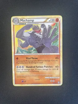 POKEMON CARD - Machamp Non Holo Rare - Triumphant - 26/102 NM/MT - Image 1