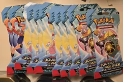 Pokemon TCG Journey Together 5 Sleeved Booster Packs - Image 1