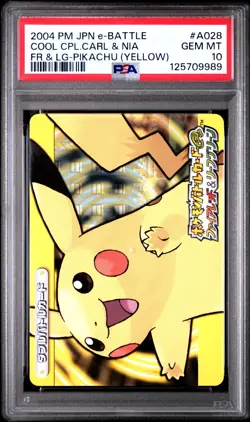 PSA 10 2025 CERT DRAGONITE/JOLTEON 2004 POKEMON JPN E BATTLE FRLG PIKACHU #A028 - Image 2