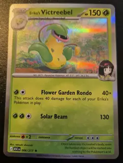 Erika's Victreebel 006/217 Holo Rare Mega Evolution: Ascended Heroes Pokemon TCG - Image 1
