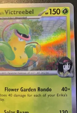 Erika's Victreebel 006/217 Holo Rare Mega Evolution: Ascended Heroes Pokemon TCG - Image 3