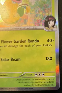 Erika's Victreebel 006/217 Holo Rare Mega Evolution: Ascended Heroes Pokemon TCG - Image 5