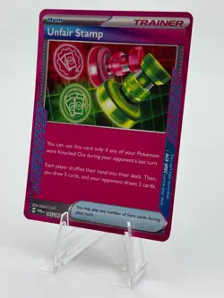 Pokemon Unfair Stamp Ace Spec SV06: Twilight Masquerade 165/167 - Image 2